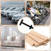 100PCS Nylon Universal Cable Tie Buckle - Multifunctional Nylon Zip Ties With Pin & Button Design - Plastic Cable Ties Tool - Fasteners Car Body UV Resistant Zipties for Car Daily Repair Bumper Clips view 3