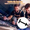 100PCS Nylon Universal Cable Tie Buckle - Multifunctional Nylon Zip Ties With Pin & Button Design - Plastic Cable Ties Tool - Fasteners Car Body UV Resistant Zipties for Car Daily Repair Bumper Clips view 4