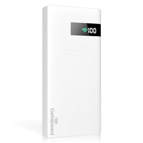 Mobile Hotspot Devic,4G LTE Portable Hotspot Router WiFi for Travel,No Contract and SIM Card Required,Connects Up to 10 Devices Pocket Hotspot for Travel in 101+ Countries