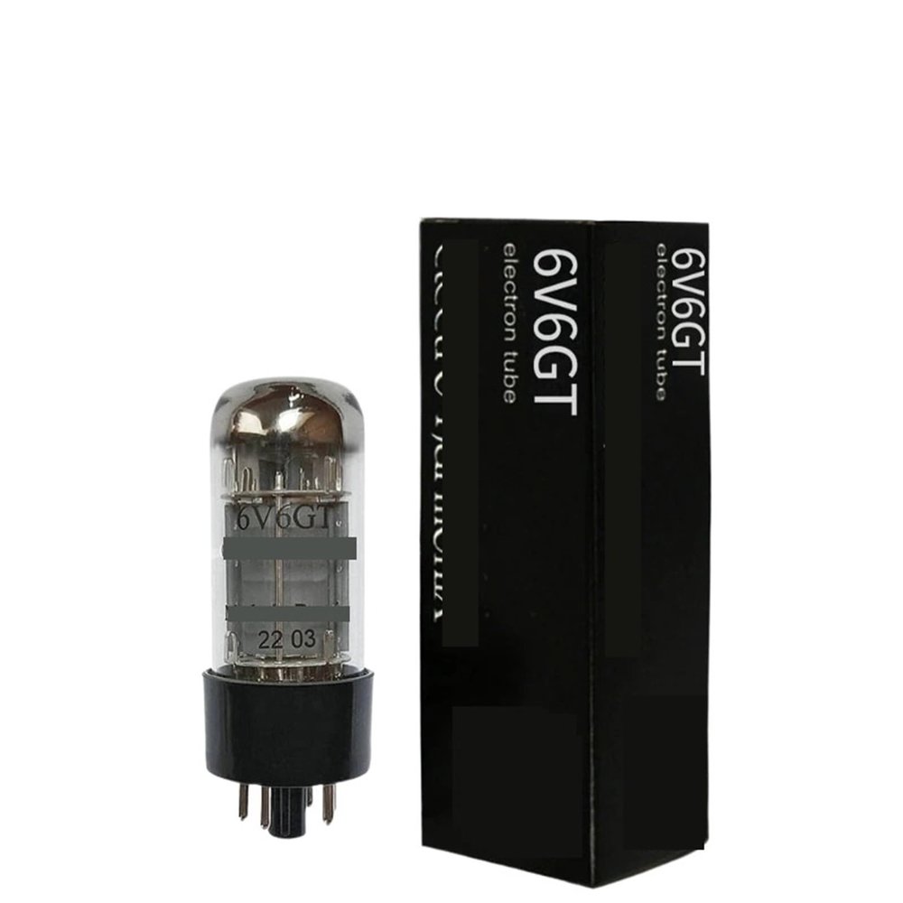 6V6GT 6V6 Vacuum Tube Replaces 6P6P 6N6C CV511 Audio Valve Electronic Tube Amplifier Kit Quad(4pcs Matched Quad)