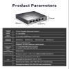 BACODLUL 5 Port Gigabit Ethernet Switch 1000BASE-T Network Switcher Networking Hub Internet Splitter TL-SG1005D(E/.U Adapter) view 2