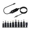 Oxtxuzdm USB C to DC5525 5.5x2 Adapter Cable PD5V-20V 28 Interchangeable Tips for Electronic Devices Power Charging Cord PD100W Interchangeable Plugs Tips view 4
