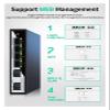 BACODLUL 2.5GbE Managed Switch 6 Port 2.5GBASE-T Network Switcher 10G S/F-P+ Slot Uplink Managed Hub Internet Splitter Fanless view 4