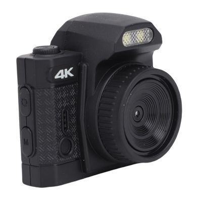 Bewinner 4K UHD Mini Keychain Camera, 64MP Retro Digital Video Recorder with 19 Filters for Travel, Compact Vintage Micro Camera (Black)