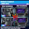 RHD,M200S,Car Stereo 2 Din Android 15.0 Radio with 4G 5G WiFi DSP SWC Carplay for Outback 4 Legacy 5 2009-2014 GPS Sat Navigation 9''MP5 Multimedia Video Player FM BT Receiver view 2