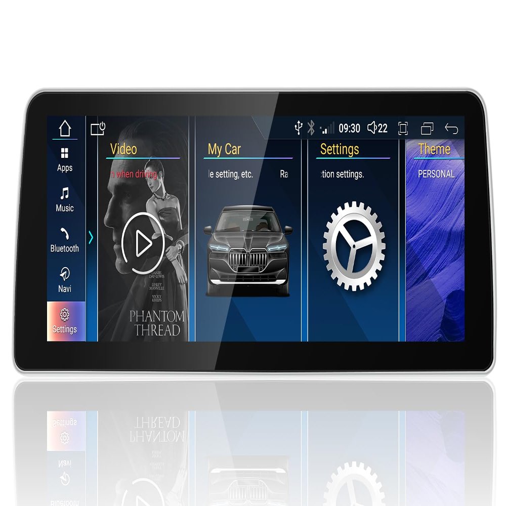 12.3" Carplay for BMW X3 F25 X4 F26 (2011-2014) CIC System, Wireless Carplay Android Auto, Car Stereo Bluetooth Navigation Media Player (8+64GB)