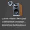 ELAC Debut ConneX 6.5" Powered Bookshelf Speaker, White - Active System with Dolby Digital Support - 6 1/2" Woofer & Rear Firing Ports - iOS & Android Compatible view 2