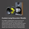 ELAC Debut ConneX 6.5" Powered Bookshelf Speaker, White - Active System with Dolby Digital Support - 6 1/2" Woofer & Rear Firing Ports - iOS & Android Compatible view 3