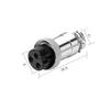16.4Ft GX12 3Pin Female to Female Aviation Connector Cable,Metal Circular Adapter PVC Cable Connector 7A/125V,12mm for Electrical and Electronic Connections AWG20 Cable 5M view 2