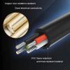16.4Ft GX12 3Pin Female to Female Aviation Connector Cable,Metal Circular Adapter PVC Cable Connector 7A/125V,12mm for Electrical and Electronic Connections AWG20 Cable 5M view 4