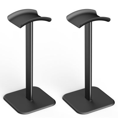 Ahonnpely Headphone Stand for Desk - Headset Stand with Aluminum Hanger, Headphone Holder for AirPods Max, Sony, Bose, Beats and More (Black_2 Pack)