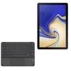BoxWave Keyboard Compatible with Samsung Galaxy Tab S4 - SlimKeys Bluetooth Keyboard with Trackpad, Portable Slim TouchPad - Jet Black view 1