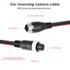 4Pin Backup Camera Extension Cable Truck Trailer RV Dash Cam CCTV System Extension Pure Copper Core Trigger Wire with Different Lengths for Vehicle Camera (10m / 32.81ft) (12m / 39.4ft) view 2