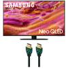 Samsung QN55QN90FAFXZA 55 Inch Neo QLED 4K QN90F Vision AI Smart TV with an AudioQuest Forest 1.5M 48G 8K-10K HDMI Digital Cable (2025) view 1
