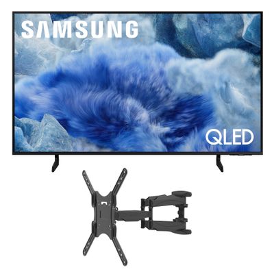 Samsung QN43Q8FAAFXZA 43 Inch Class QLED Q8F 4K Vision AI Smart TV with a Kanto M600 Full Motion TV Mount (2025)