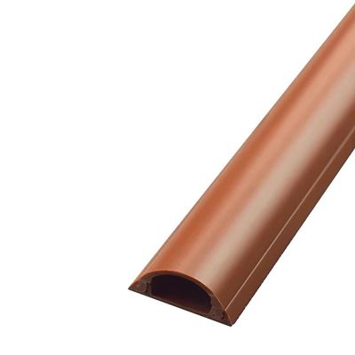Cable Concealer Conduit for Wall Mounted Tv, Cable Hider Cord Covers for Wires On Wall, Self Adhesive Wires Management Kit Molding Raceway Strip(Brown,NO.6)