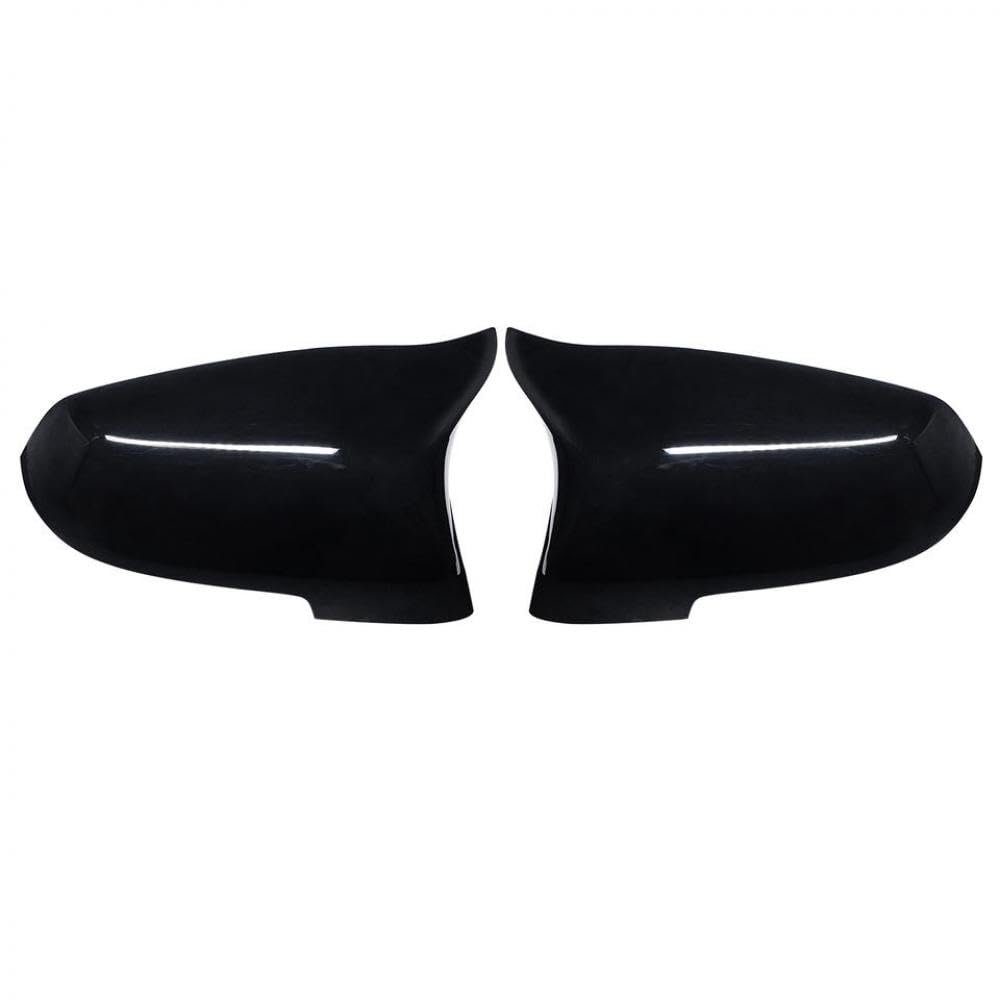 ZLxGMK Gloss Black Side Mirror Cover Caps for Compatible 5 Series F10 F11 F18 LCI Models 2014 2016