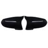ZLxGMK Gloss Black Side Mirror Cover Caps for Compatible 5 Series F10 F11 F18 LCI Models 2014 2016 view 1