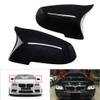 ZLxGMK Gloss Black Side Mirror Cover Caps for Compatible 5 Series F10 F11 F18 LCI Models 2014 2016 view 4