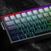 134 Keys PBT Doubleshot Keycaps Cherry Profile Shine Through Topographic Keycaps Set Fit for 61/64/87/104/108 Cherry Mx Switches Mechanical Keyboard view 1