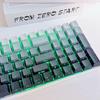 134 Keys PBT Doubleshot Keycaps Cherry Profile Shine Through Topographic Keycaps Set Fit for 61/64/87/104/108 Cherry Mx Switches Mechanical Keyboard view 2