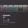134 Keys PBT Doubleshot Keycaps Cherry Profile Shine Through Topographic Keycaps Set Fit for 61/64/87/104/108 Cherry Mx Switches Mechanical Keyboard view 3