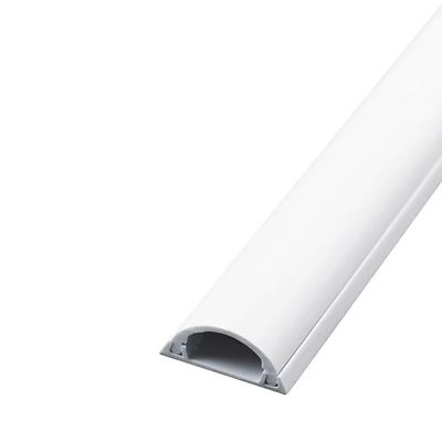 Cable Concealer Conduit for Wall Mounted Tv, Cable Hider Cord Covers for Wires On Wall, Self Adhesive Wires Management Kit Molding Raceway Strip(White,NO.12)