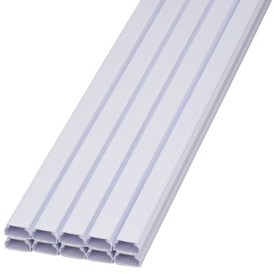 Ohm (OHM) ABS Molle with Tape No. 3 35.8 inches (91 cm), White, Pack of 10 | DZ-AMT309-W/10P 09-2841 Ohm Electric