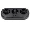 Pilipane Car Exhaust Fan USB Powered 3 Fans Universal Car Window Vent Fan Quick Cooling Odor Removal Sturdy ABS Plastic Construction view 3