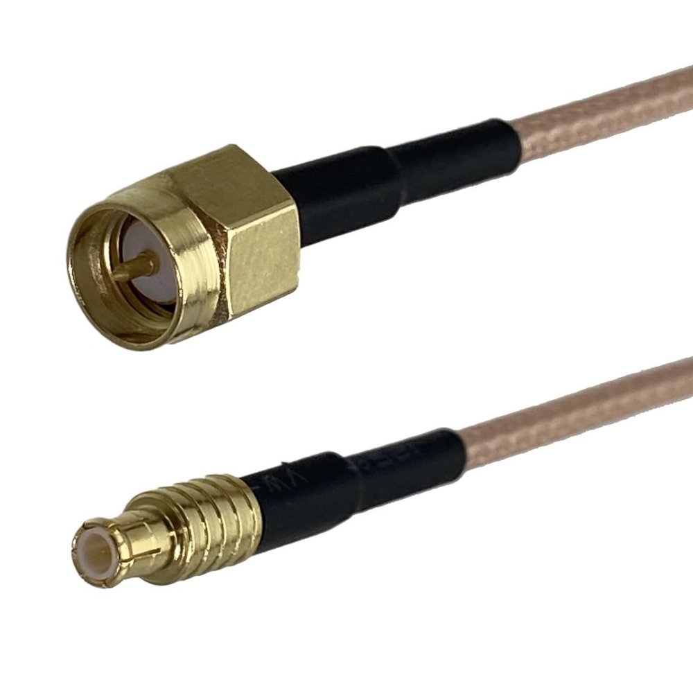 mangxiyis 1Pcs RG316 SMA Male Plug to MCX Male Plug Connector R*/F Coaxial Pigtail Cable for an/te/na 4inch~10M(6FT (2M))