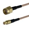 mangxiyis 1Pcs RG316 SMA Male Plug to MCX Male Plug Connector R*/F Coaxial Pigtail Cable for an/te/na 4inch~10M(6FT (2M)) view 1