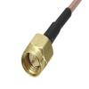 mangxiyis 1Pcs RG316 SMA Male Plug to MCX Male Plug Connector R*/F Coaxial Pigtail Cable for an/te/na 4inch~10M(6FT (2M)) view 4