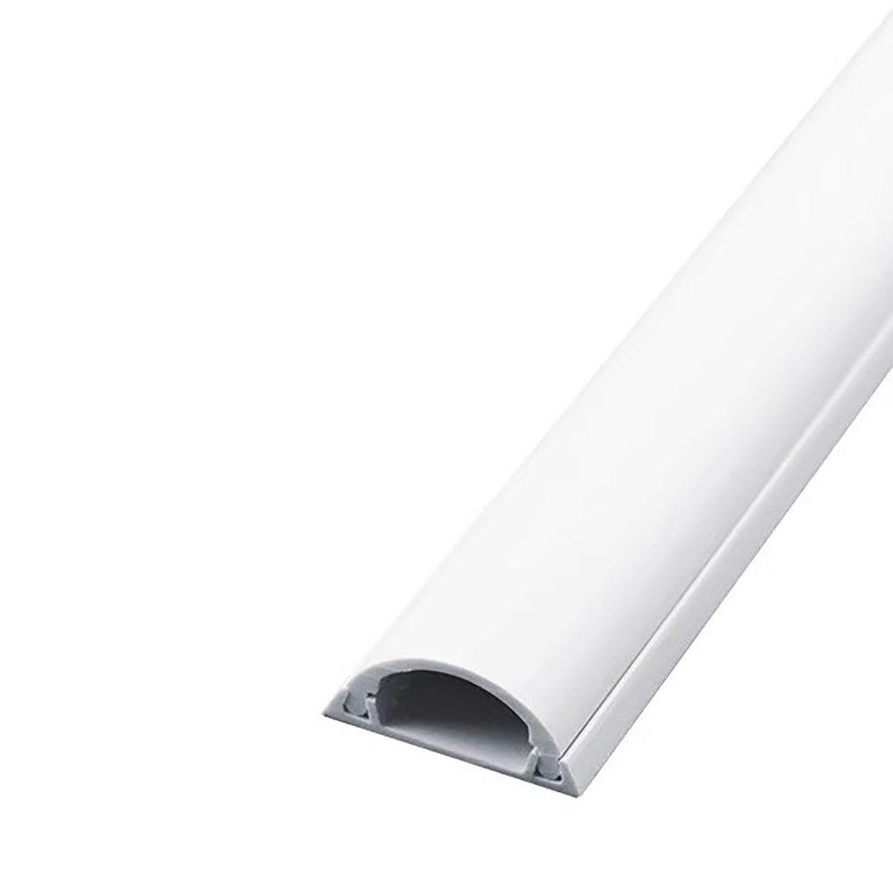 Cable Concealer Conduit for Wall Mounted Tv, Cable Hider Cord Covers for Wires On Wall, Self Adhesive Wires Management Kit Molding Raceway Strip(White,NO.5)