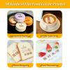 Handheld Food Printer, Mini Protable Handheld Inkjet Printer, Cake Printer, Food Printer Coffee Printer Latte Art Printer, Cake Bread Beer Desserts DIY,Black view 3