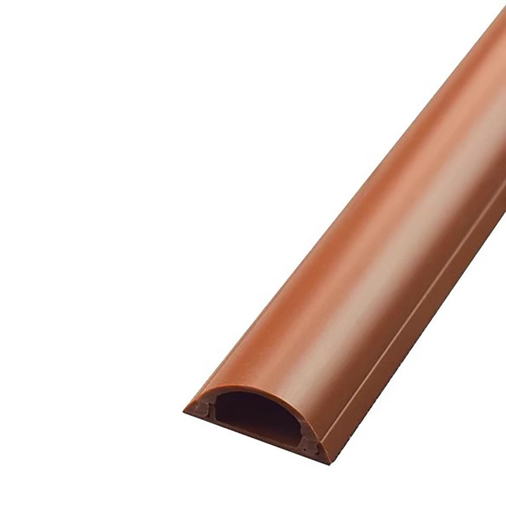 Cable Concealer Conduit for Wall Mounted Tv, Cable Hider Cord Covers for Wires On Wall, Self Adhesive Wires Management Kit Molding Raceway Strip(Brown,NO.2)