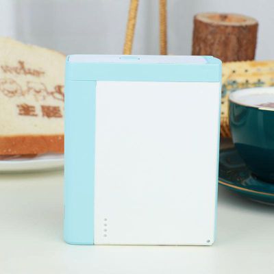 Cake Coffee Desserts DIY Printer Pen, Portable Inkjet Mini Food WiFi Printing Machine, with Auxiliary Ruler,Red