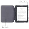 BOZHUORUI Case for 6" Nook Glowlight 4 / Glowlight 4E - Slim Lightweight PU Leather Cover + Clear Flexible Soft Back Cover view 4