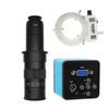 Lab Microscope Slides VGA USB Digital Electronic Microscope Camera 130X 200X 250X Zoom C Mount 56 LED Ring Light Lamp for Trinocular Microscopio Microscope Parts(VGA 0.5xC Mount LED) view 1
