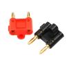10pcs Gold Plated Dual Banana Plug Screw Type Adapter Plug 4mm for Speaker Wires view 3