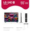 LG 55" (2025 Model) UHD AI UA75 Smart TV HDR10 Bluetooth a7 AI Processor 4K Gen8 Filmmaker Mode webOS 25 + Wall Mount Compatible with Alexa(Renewed) view 2