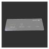 LJSM Lab Microscope Slides 0.01mm Microscope Stage Micrometer Microscope Slide Cross Dot with 4 Scales Microscope Parts view 1