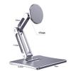 NovelGoal Universal Magnetic Tablet Mount, 360 Rotating Tablet Stand with Extra Strong Magnets, Aluminum Phone Holder Fit All Smartphones & Tablets (Sliver) view 3