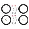 Car Front Rear Stereo Door Speaker, Adapter Mounting Plates, Car Speaker Adapter Board, With 4 Wiring Harness, For Honda Civic And More Models, 165mm view 1
