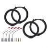 Car Front Rear Stereo Door Speaker, Adapter Mounting Plates, Car Speaker Adapter Board, With 4 Wiring Harness, For Honda Civic And More Models, 165mm view 2