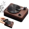 Retro Record Player with 5.0, Portable Music Player with Built-in Stereo Speakers & Aux Support view 1