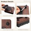 Retro Record Player with 5.0, Portable Music Player with Built-in Stereo Speakers & Aux Support view 2