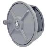 6-Inch Aluminum Tie Wire Reel Dispenser with Belt Hook, Portable Spool Holder for Electrical Cables, Ropes, and Rebar Tools view 1