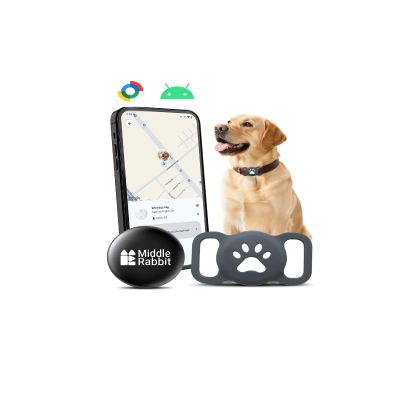 Dog Tracker Tag (Android Only) GPS Pet Tracking Smart Tag for Dog Collars, Android Airtag, Animal Finder, Compatible with Google Find Hub App