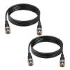 GGIPOWY 6.6FT BNC to BNC Patch Cable, Video SDI Cable Male to Male Coaxial Patch Cord for CCTV Security Camera, Test Equipment, Mmobile Rigs, QRP (POTO/SOTA) 2pcs view 1