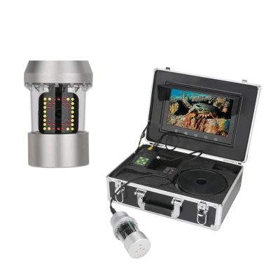 MAOTEWANG 9 Inch 20m 50m 100m Underwater Fishing Video Camera Fish Finder IP68 Waterproof 38 LEDs 360 Degree Rotating Camera(F8300W-2L-50M)